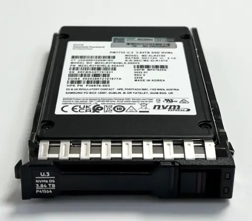 HPE SSD- Nvme U.3 3.84tb 
